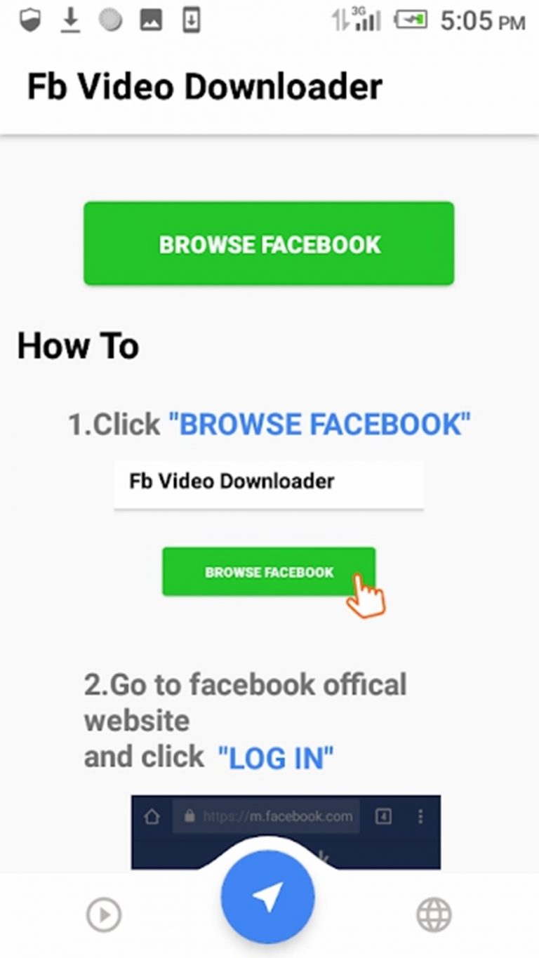 Aplikasi Video downloader for Facebook